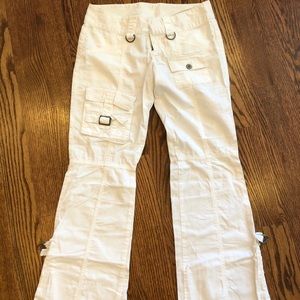 GUESS Jeans White Cargo Pants